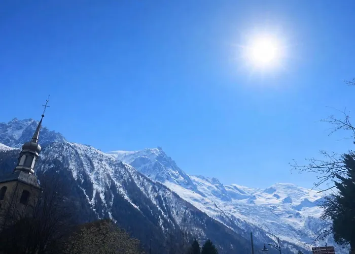 In The City Center With A View Of Mont Blanc
